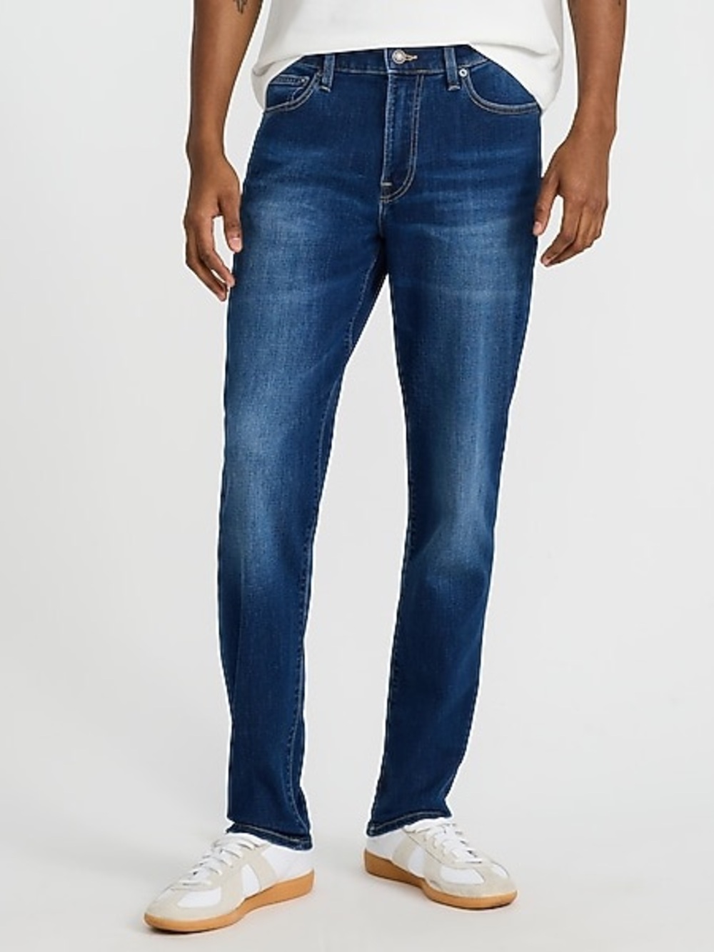 Men's Classic Straight Jeans - Dark Blue